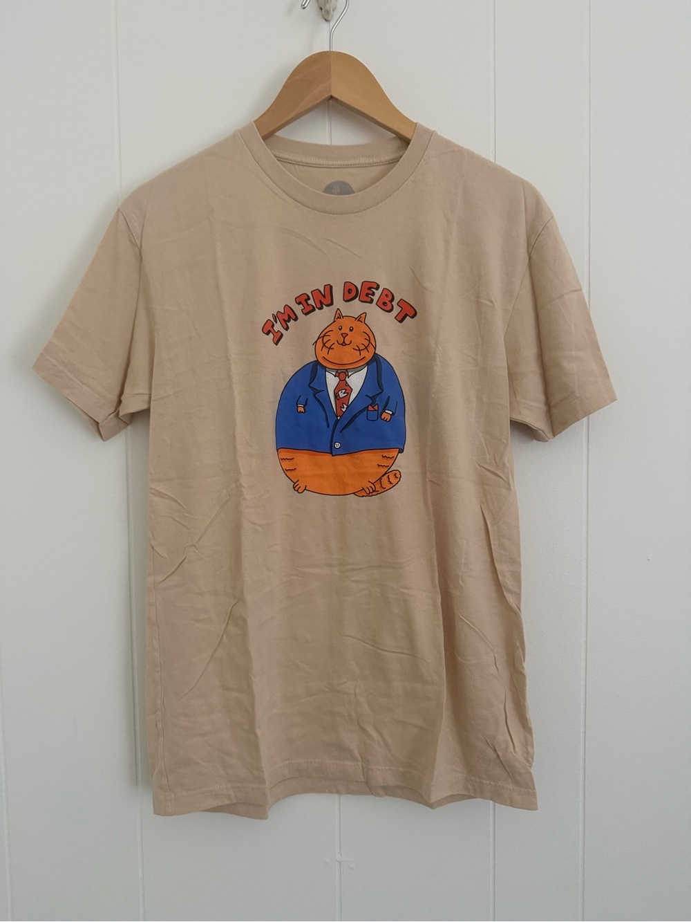 ‘I'm In Debt' Cat Graphic Tee